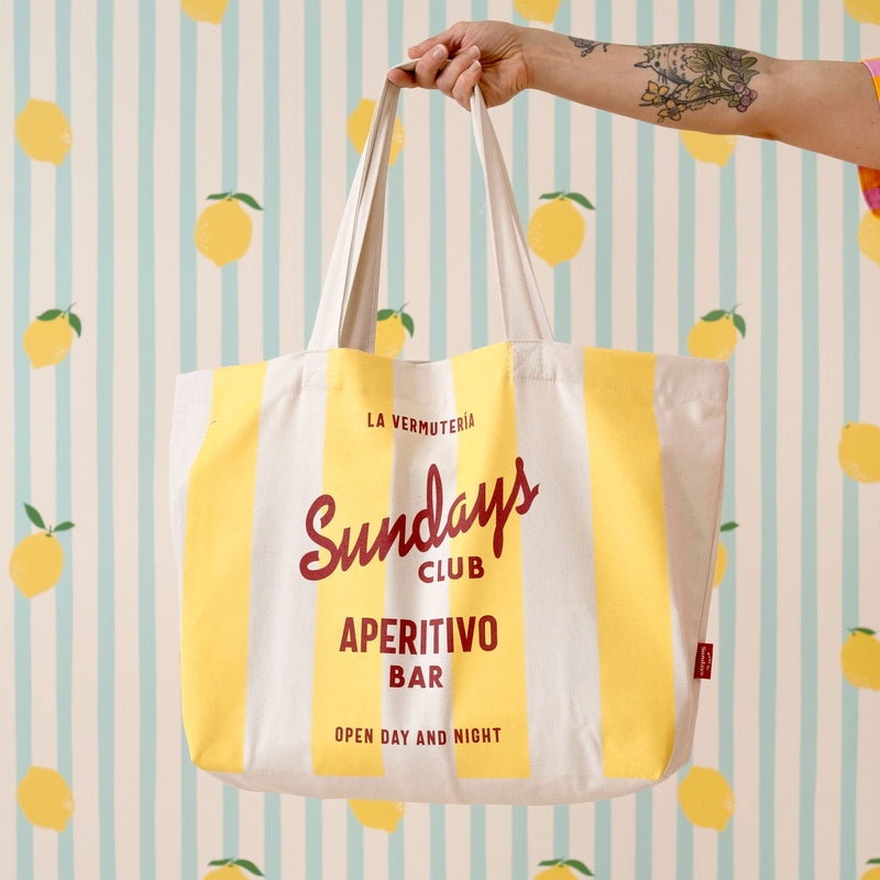 Club Sundays Beach Bag