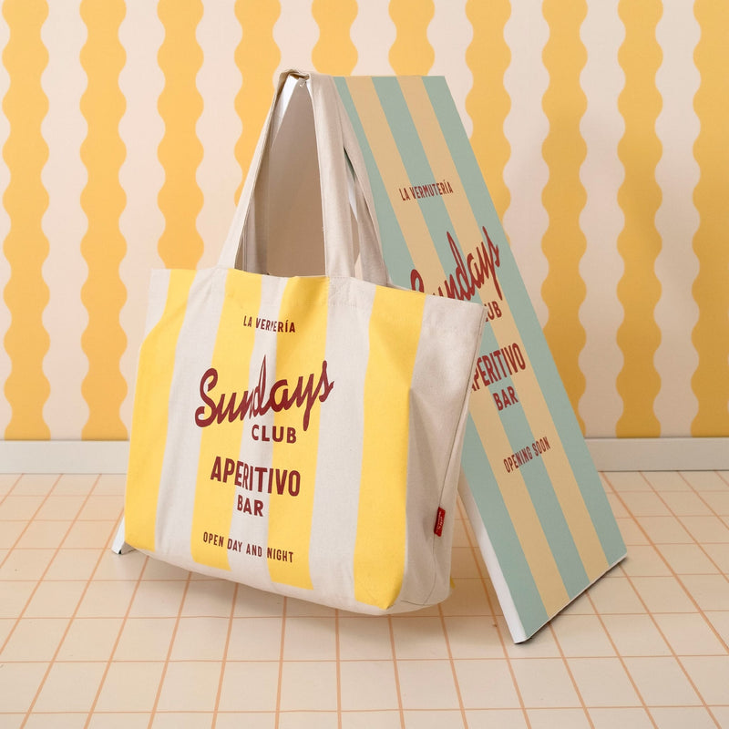 Club Sundays Beach Bag