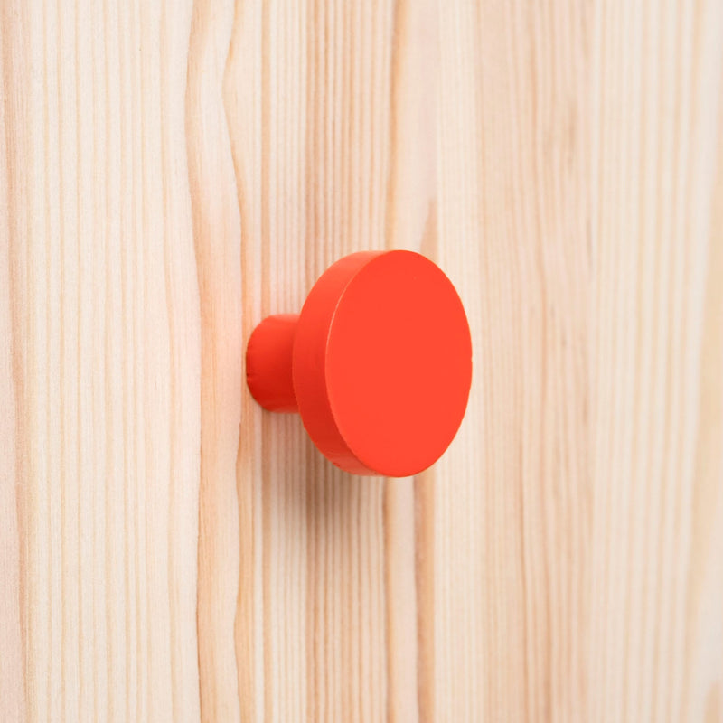 Round Flat Furniture Knob