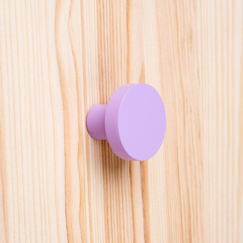 Round Flat Furniture Knob