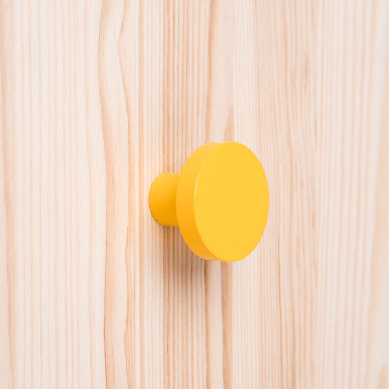 Round Flat Furniture Knob