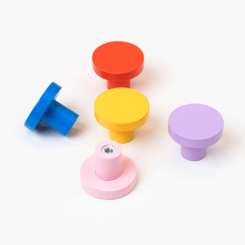 Round Flat Furniture Knob