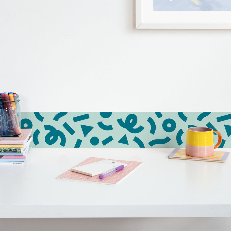 Memphis - Frise Papier Peint Personnalisable