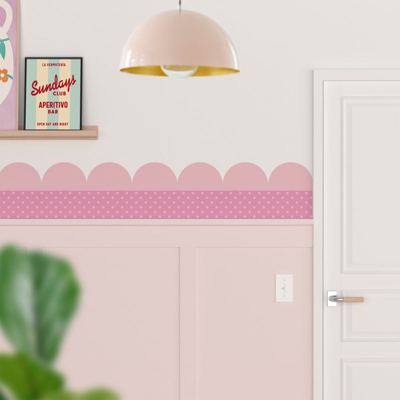 Polka Dot Wallpaper Border