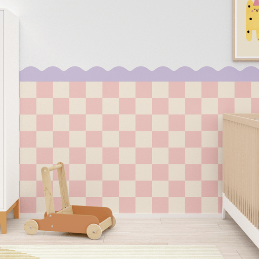 Bespoke Checkerboard Wallpaper - Peel & Stick Wallpapers by Made of Sundays