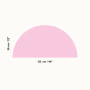 Big Half Circle Wall Sticker - Wall Stickers by Made of Sundays