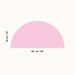 Big Half Circle Wall Sticker - Wall Stickers by Made of Sundays