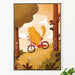 Biking Cat, Poster - Posters by Made of Sundays