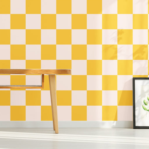 Checkerboard Bespoke Wallpaper - Peel & Stick Wallpapers by Made of Sundays