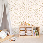 Dried Flowers Wallpaper - Peel & Stick Wallpapers by Made of Sundays