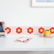 Flowers Wallpaper Border - Peel & Stick Wallpapers by Made of Sundays