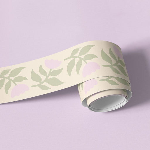 Garden Affairs Floral Wallpaper Border - Peel & Stick Wallpapers by Made of Sundays