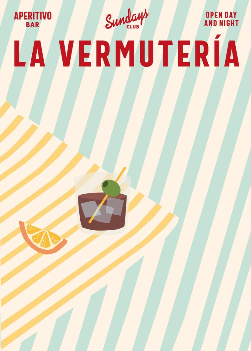 La Vermutería, Poster - Posters by Made of Sundays