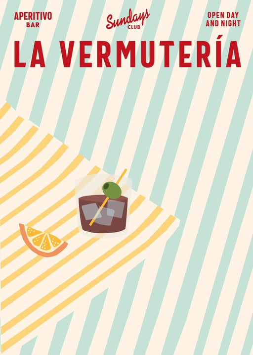 La Vermutería, Poster - Posters by Made of Sundays