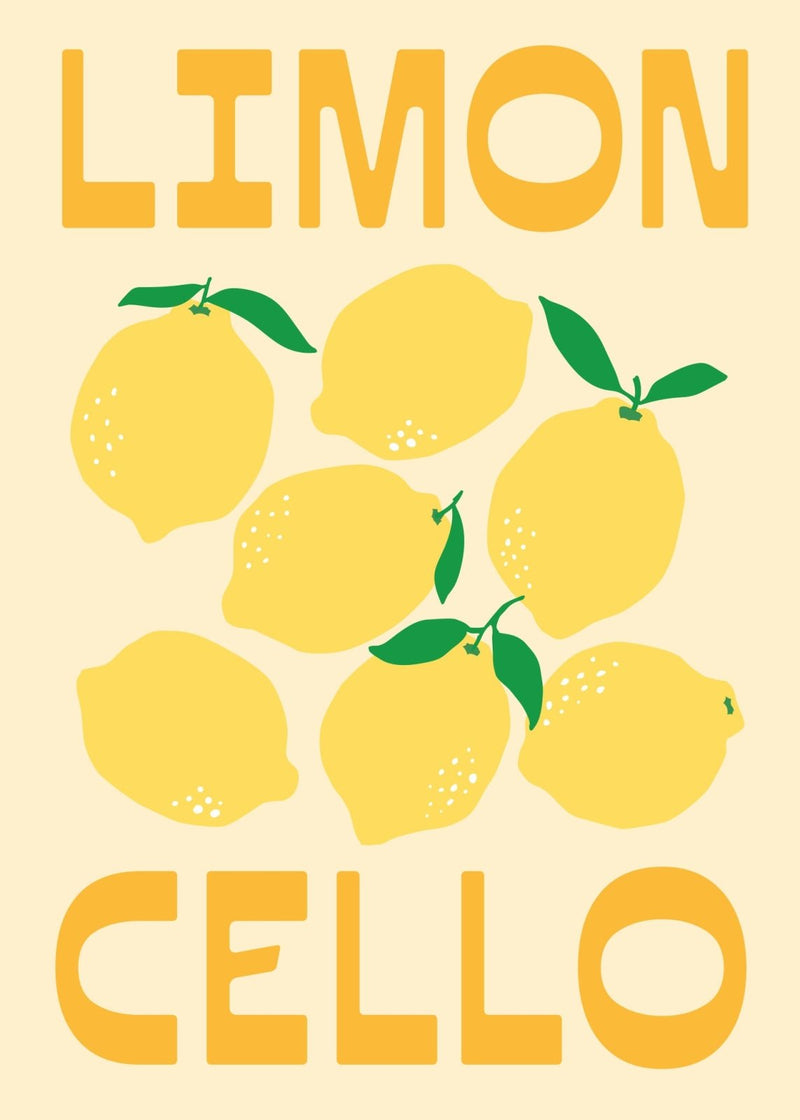 Limoncello, Poster - Posters by Made of Sundays
