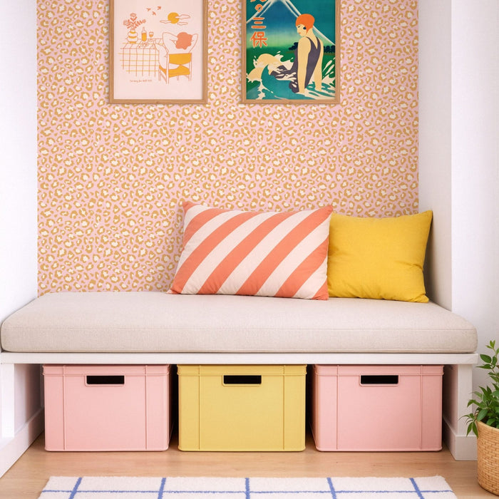 Lost Leopard Bespoke Wallpaper - Peel & Stick Wallpapers by Made of Sundays