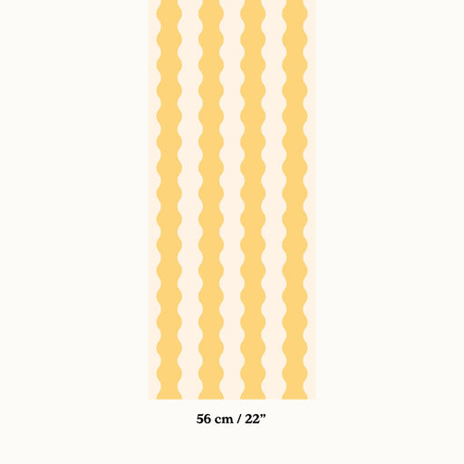 Mafaldine Stripes Bespoke Wallpaper - Peel & Stick Wallpapers by Made of Sundays
