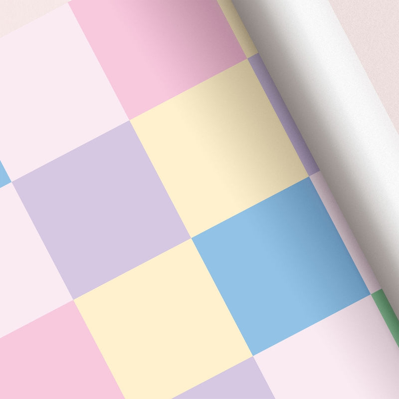 Miky Checkerboard Wallpaper - Peel & Stick Wallpapers by Made of Sundays