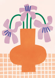 Orchids in a vase, Poster - Posters by Made of Sundays