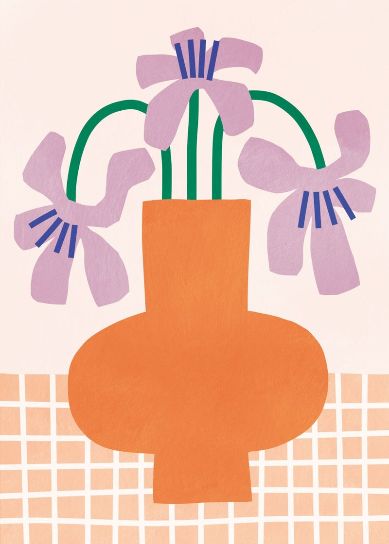 Orchids in a vase, Poster - Posters by Made of Sundays