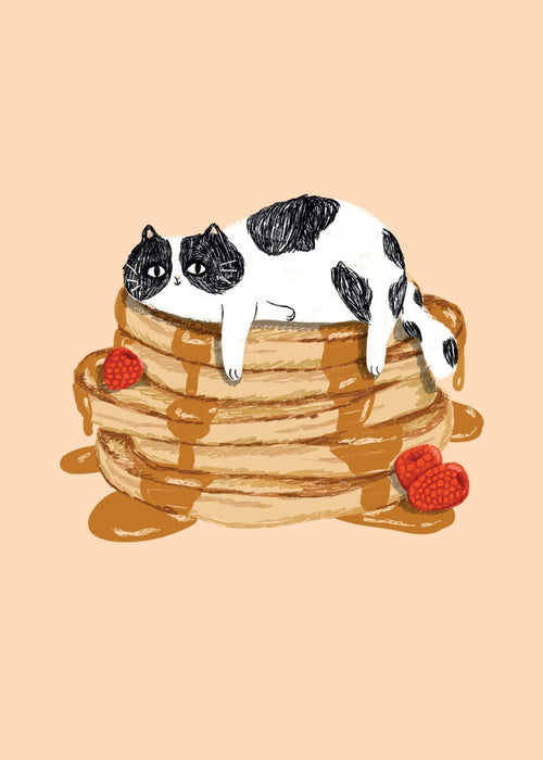 Pancake Cat, Poster - Posters by Made of Sundays