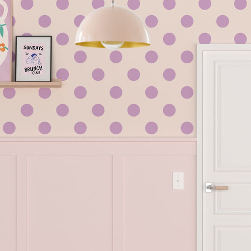 Polka Dot Bespoke Wallpaper - Peel & Stick Wallpapers by Made of Sundays