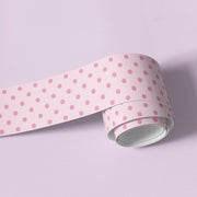 Polka Dot Wallpaper Border - Peel & Stick Wallpapers by Made of Sundays
