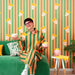Pommes Club Rot Weiß Wallpaper - Peel & Stick Wallpapers by Made of Sundays