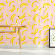 Pop Bananas Wallpaper - Peel & Stick Wallpapers by Made of Sundays