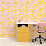 Pop Bananas Wallpaper - Peel & Stick Wallpapers by Made of Sundays