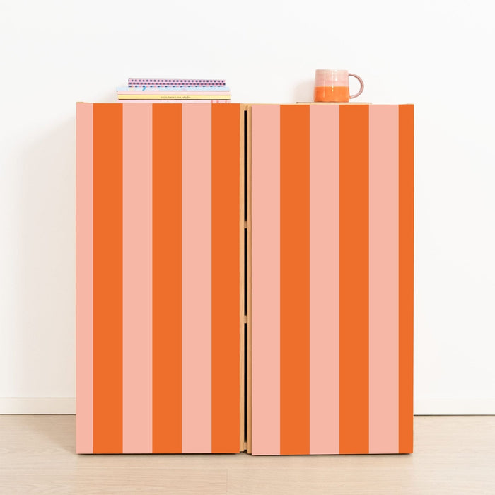 Striped Bespoke Furniture Panel - Peel & Stick Wallpapers by Made of Sundays