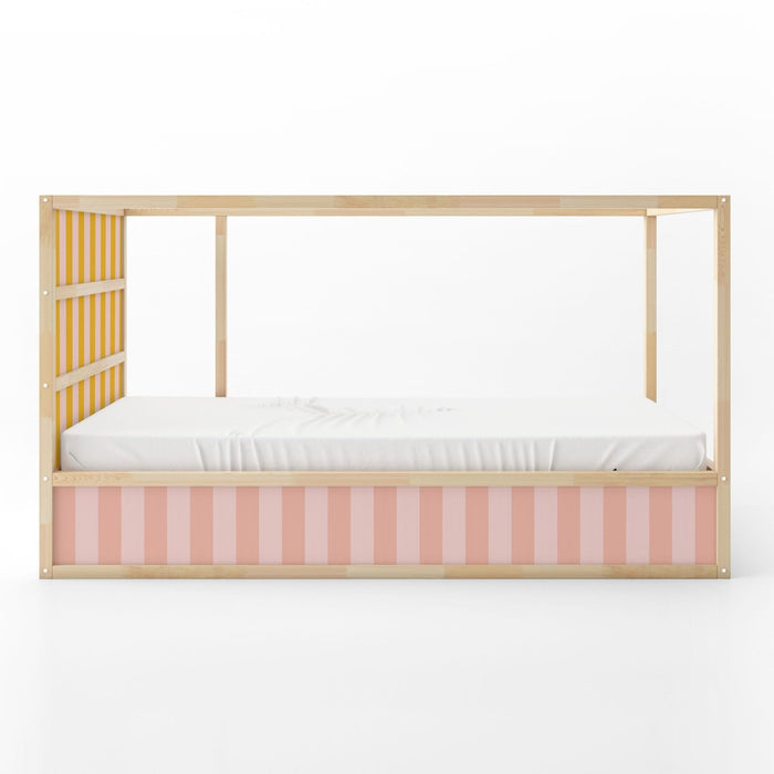 Striped Bespoke Stickers for KURA bed - Peel & Stick Wallpapers by Made of Sundays