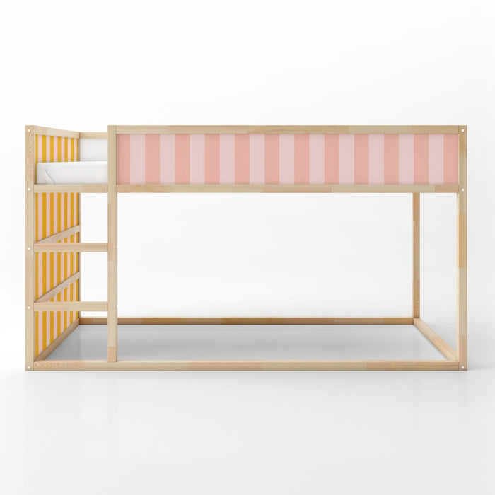 Striped Bespoke Stickers for KURA bed - Peel & Stick Wallpapers by Made of Sundays