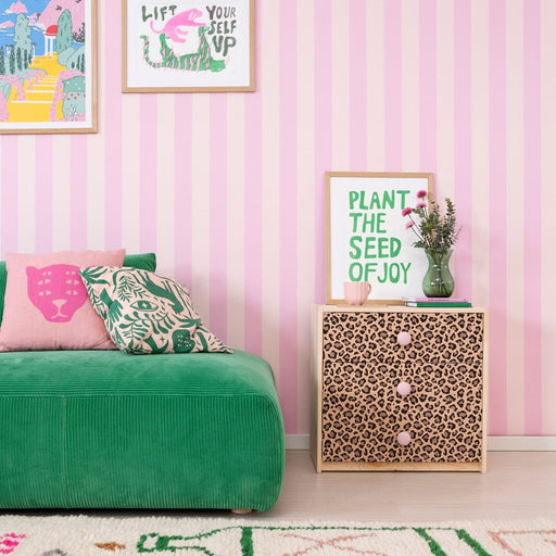 Striped Bespoke Wallpaper - Peel & Stick Wallpapers by Made of Sundays