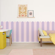 Striped Scallop Wallpaper - Peel & Stick Wallpapers by Made of Sundays