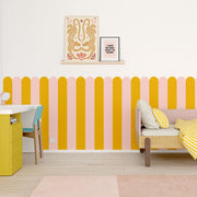 Striped Scallop Wallpaper - Peel & Stick Wallpapers by Made of Sundays