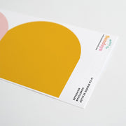 Striped Scalloped Wallpaper Border - Peel & Stick Wallpapers by Made of Sundays