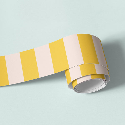 Striped Wallpaper Border - Peel & Stick Wallpapers by Made of Sundays