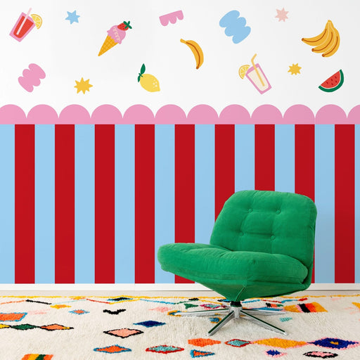 Summer Brunch Wall Stickers - Wall Stickers by Made of Sundays