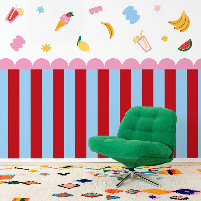 Summer Brunch Wall Stickers - Wall Stickers by Made of Sundays