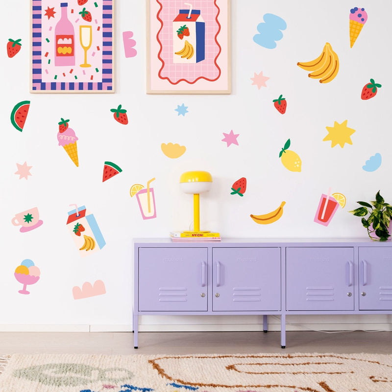 Summer Brunch Wall Stickers - Wall Stickers by Made of Sundays