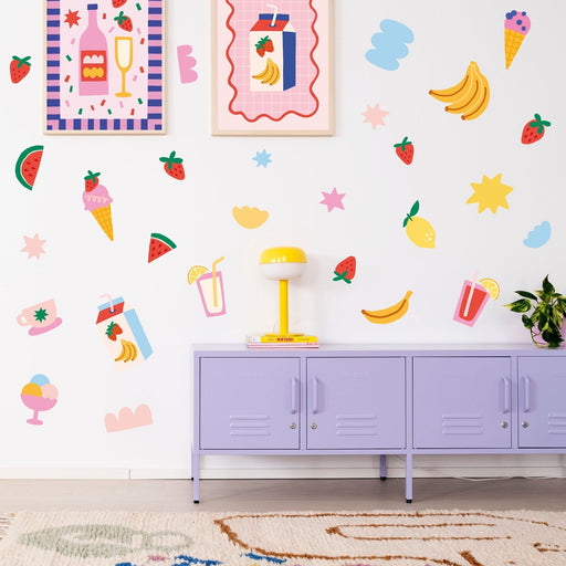 Summer Brunch Wall Stickers - Wall Stickers by Made of Sundays