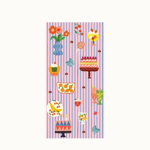 Summer Garden Half - Wall Wallpaper - Peel & Stick Wallpapers by Made of Sundays
