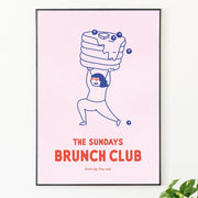 The Sundays Brunch Club, Poster - Posters by Made of Sundays