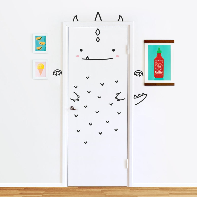 Aaron the Dragon, Door Decal - Made of Sundays