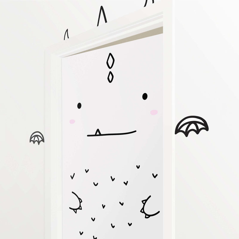 Aaron the Dragon, Door Decal - Made of Sundays