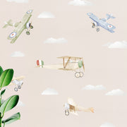Airplanes and Clouds wall stickers - Made of Sundays