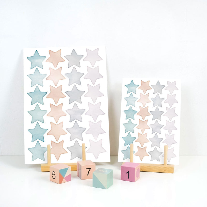 Arctic Big Star Mix Wall Stickers - Made of Sundays