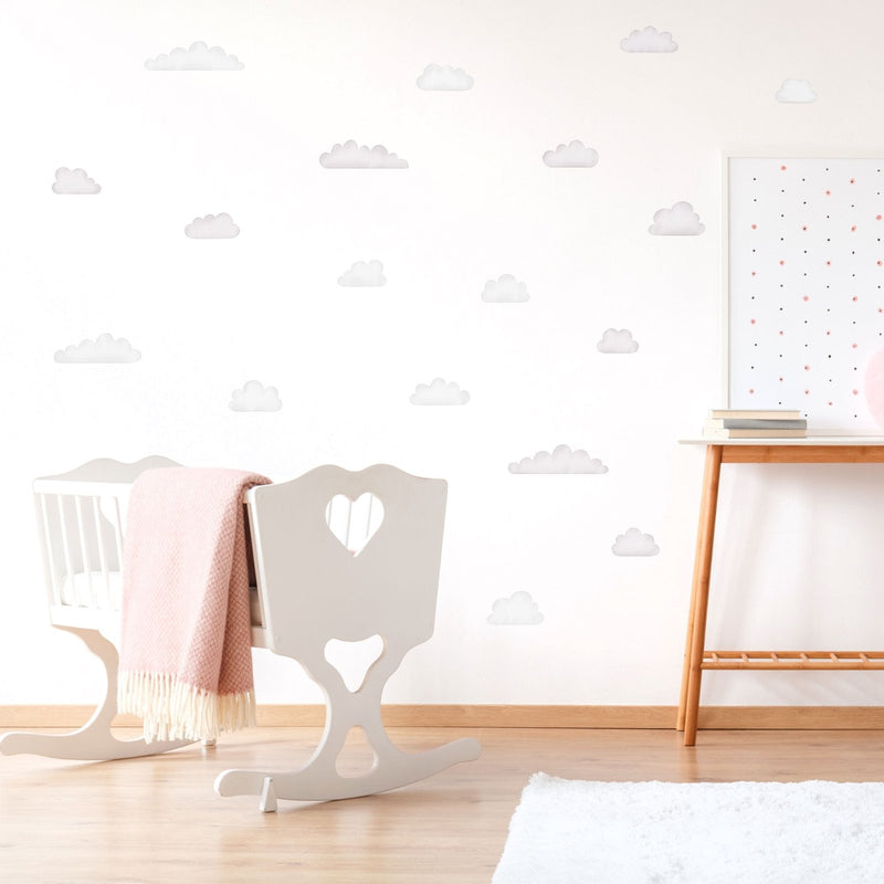 Arctic Watercolour Clouds Wall Stickers - Made of Sundays
