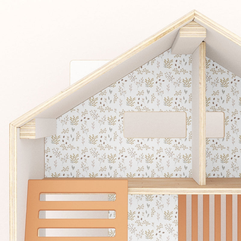 Autumn Garden Dollhouse Wallpaper - Dollhouse Wallpapers by Made of Sundays